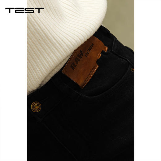 冬上新韩版直筒百搭修身显瘦弹力牛仔裤3254053 商品图2