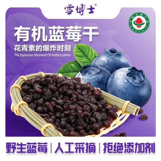 【有机果干系列】【全系列最高满减80每单赠10元全场券】雪博士有机蔓越莓干/有机蓝莓干【基地直邮】 商品图1