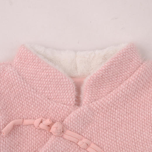 棉果果冬季新品新年款女童喜庆节日氛围连衣裙中国风背心裙M522702825771 商品图2