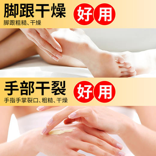 【马油膏护手霜】秋冬足部手部 干裂脚后跟脱皮多处粗糙用皴裂膏80g  商品图2