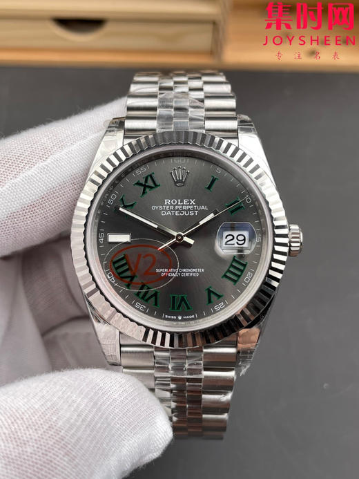 劳力士 VS日志41系列 VS日志V2版 绿萝 男士腕表 丹东3235机 五珠带 表径41mm 商品图2