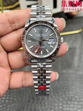 劳力士 VS日志41系列 VS日志V2版 水泥灰 灰色盘 男士腕表 丹东3235机 五珠带 表径41mm
