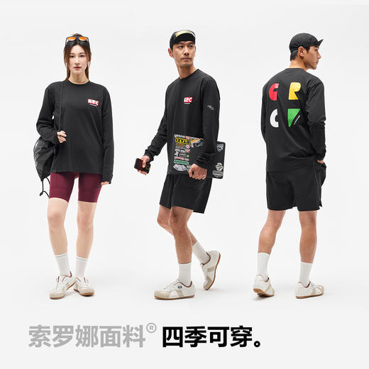 GRC桀骜无尽通勤系列多彩印花索罗娜公路自行车骑行长袖上衣T恤 商品图4