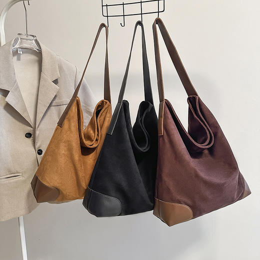 【喵小仟 麂皮绒包包合集】美拉德色系 秋冬包包 通勤约会百搭 商品图4