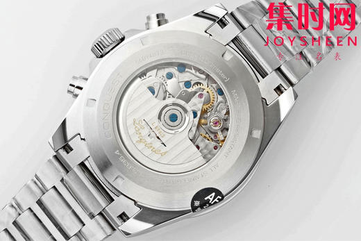 AF浪琴康卡斯计时系列 康卡斯悦动计时 男士腕表 钢带款 表径42mm 商品图5