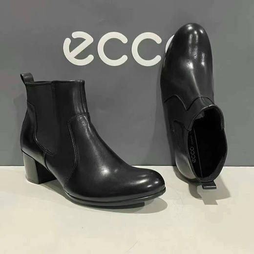 ecco女款切尔西短靴疯狂折扣，中跟款，799直邮 商品图1