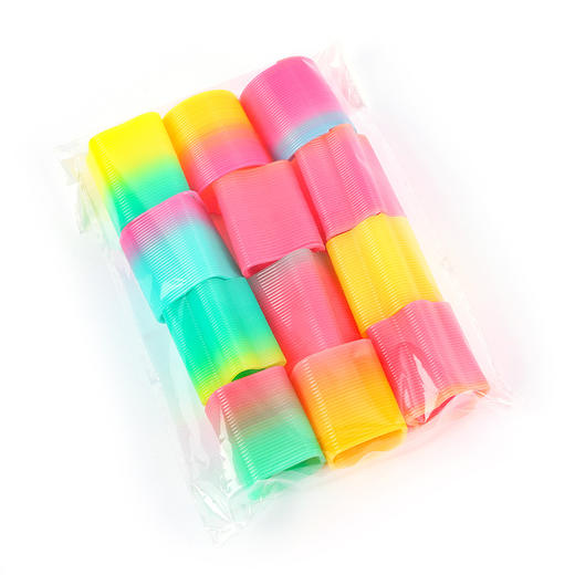 【童年乐趣❗️创新益智】迷你彩虹圈幼儿园小学生奖魔力叠叠圈益智礼物玩具摆摊怀旧。ja 商品图3