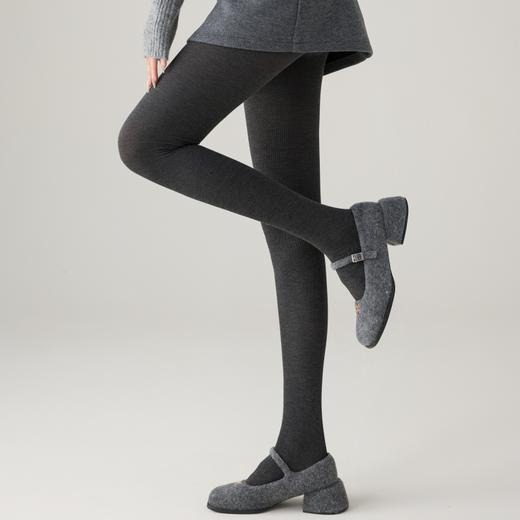 秋冬女士裸感打底【竖条纹加绒打底裤】 柔软亲肤 提拉臀线 显高显瘦 抗起球防勾丝 内搭外穿 商品图4