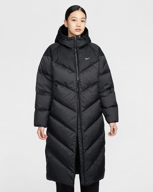 Nike 耐克Sportswear Windpuffer Storm-FIT 女子防风拒水宽松连帽羽绒外套HV5237-010 商品图0