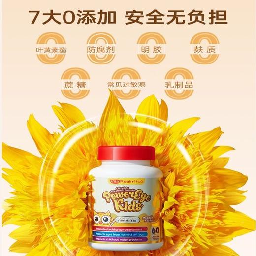 -【保税直发】VitaRealm儿童青少年蓝莓叶黄素护眼咀嚼片60粒无糖 商品图2