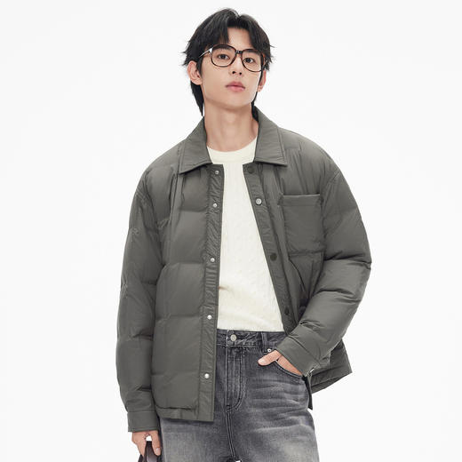 【三防】gxg.jeans男装 多色口袋设计简约休闲轻薄衬衫式羽绒服 25冬新品 商品图2