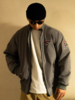 GYOZA PASTA/GP25AW-C060/针织立领空军夹克棉服外套 商品缩略图3