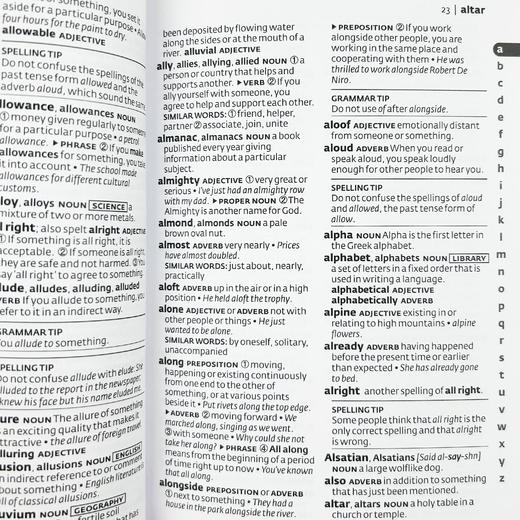 Collins柯林斯学生英语词典 英文原版字典辞典 Collins School Dictionary 袖珍英英词典 口袋书 英文版进口英语单词拼写学习工具书 商品图2