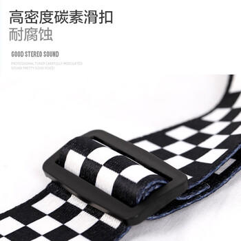 莫森（MOSEN）MBD01皮头加厚棉制耐用民谣吉他背带电吉他贝司木吉他背带 商品图2