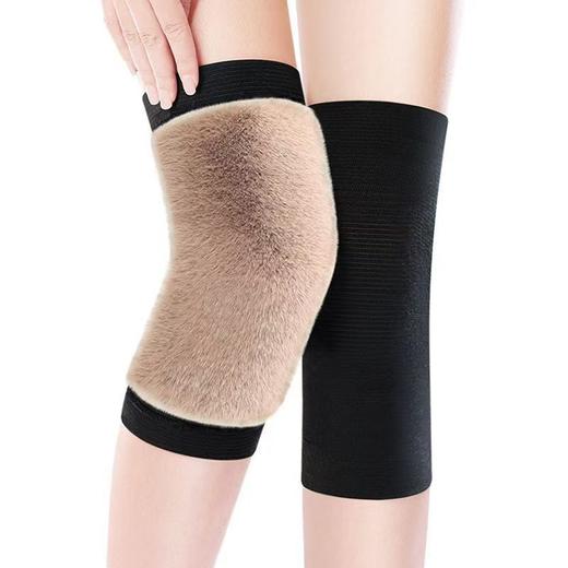 丁摩 秋冬驼毛保暖护膝盖的护膝加绒加厚防寒保暖老寒腿男女5ZF-017 商品图4