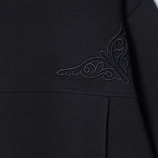 SDSA男士秋冬新款痞帅男装韩版传说刺绣褶皱立领卫衣时尚宽松百搭 商品图2