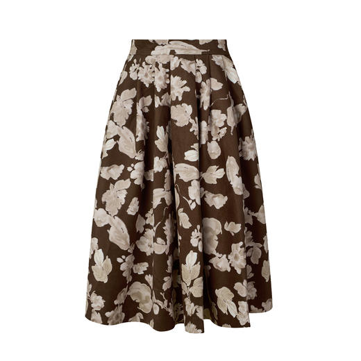 HeyDress绒感印花A摆伞裙 商品图4