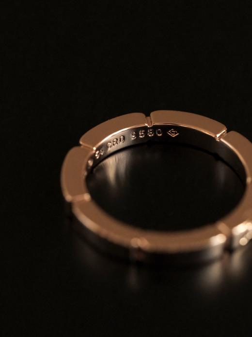 YS03-卡地亚 字母装饰 玫瑰金 戒指男女同款情侣款（XK） 商品图9