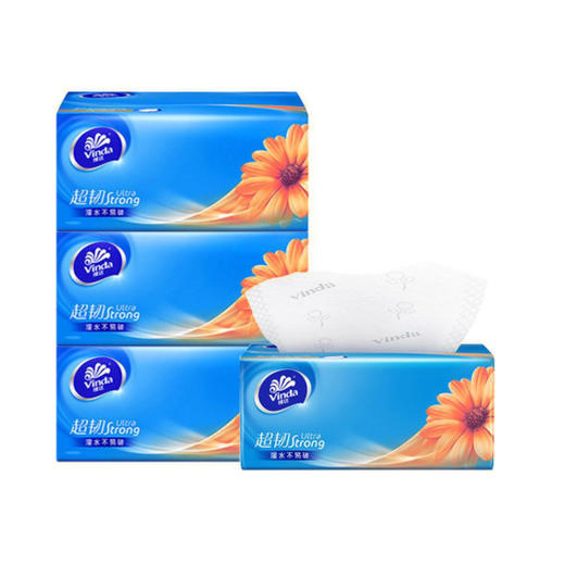 维达超韧抽取式纸面巾110抽3层12包V2286C（6901236330470 ） 商品图0