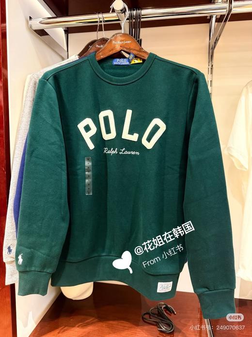 RL 秋冬加绒刺绣圆领套头卫衣 PT-1202 商品图7