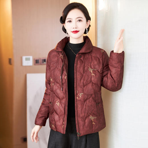 TC 621687羽绒服加厚保暖白鸭绒外套 商品图2