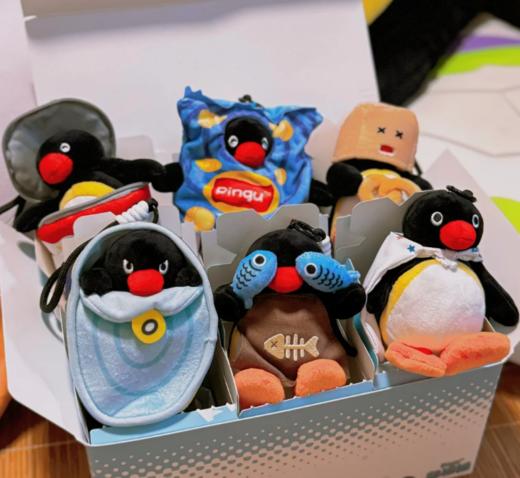 【预售】PINGU躲猫猫毛绒挂件盲盒，可爱周边潮玩公仔~ 商品图3