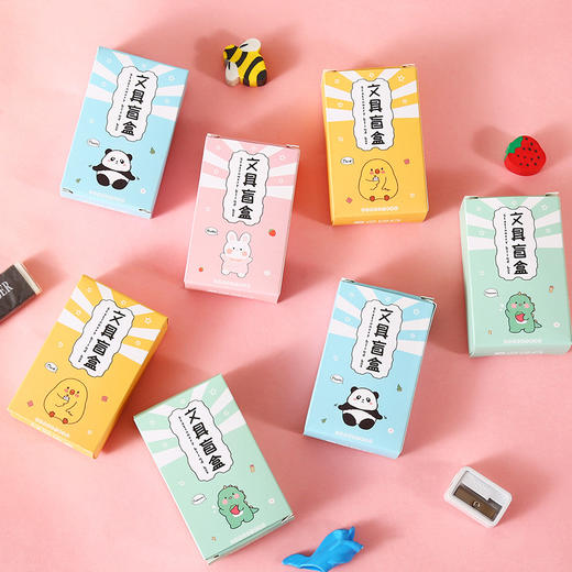 【图案可爱孩子喜爱❗️拆开一份未知的惊喜】幼儿园创意盲盒小学生学习文具玩具玩偶盲盒奖品。hc 商品图3