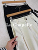 拉夏贝尔/La Chapelle高腰一粒扣九分休闲裤女士显瘦百搭直筒裤 商品缩略图8