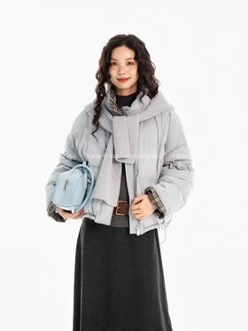 【门店同款】ENJOY冬季“暖冬软糖”针织围巾帽子羽绒服 167294442