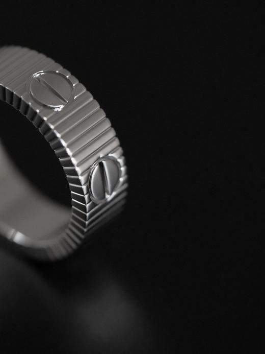 YS02-卡地亚 格栅设计 戒指男女同款情侣款（XK） 商品图9