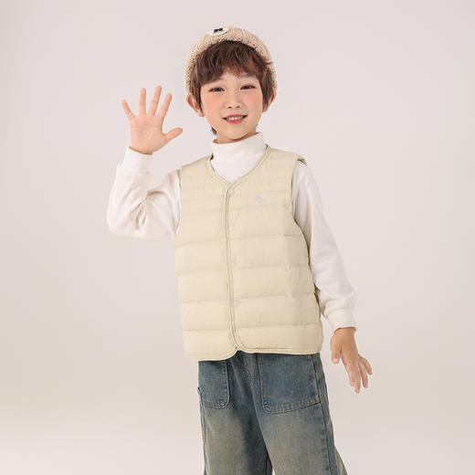 【YW】无忧购儿童亲子轻薄羽绒马甲90白鸭绒背心内胆（截单后3-5天发货) 商品图8