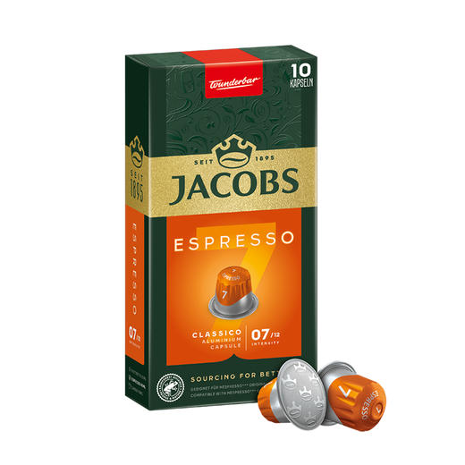 心想胶囊咖啡 JACOBS 7号 中烘 拿铁 法国进口 商品图2
