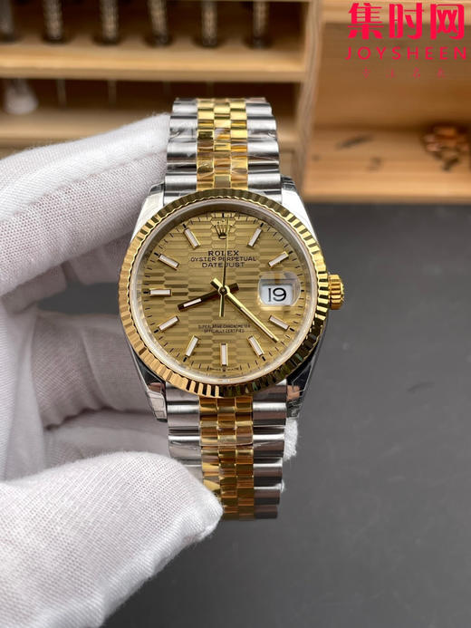 劳力士 VS日志36系列 间金款36mm 男士腕表 3235机 五珠带 表径36mm 小手腕福音 商品图0