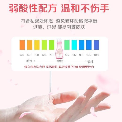 绿伞内衣洗衣液500g瓶装专业去污，洁净无残留 商品图5