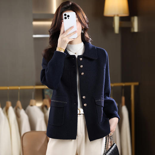 CC 9525外套秋冬休闲小个子大码上衣显瘦 商品图0