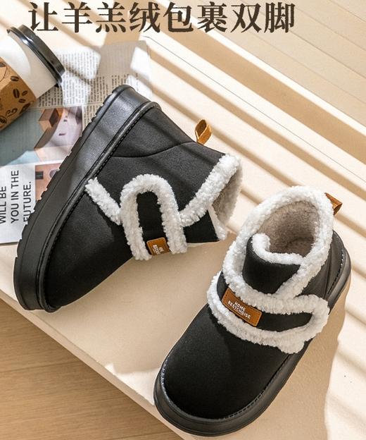 【暖绒加厚保暖❗️让羊羔绒包裹双脚】雪地靴女2025新款冬季加绒加厚防滑保暖皮毛一体毛毛棉鞋保暖。hc 商品图3