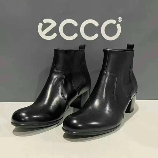 ecco女款切尔西短靴疯狂折扣，中跟款，799直邮 商品图0