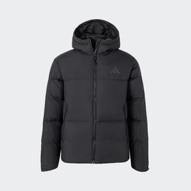 阿迪达斯adidas男装运动服保暖连帽羽绒服JV6187