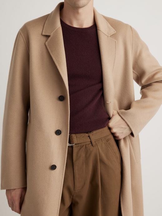 「爱好者直选5款」T.INGENIATOR Milled Miracle 缩绒整理100支澳洲美丽诺羊毛大衣 商品图0