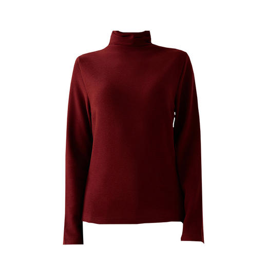 雀说 蚕丝羊毛高领打底衫内搭保暖加厚长袖T恤DRS4114 商品图4