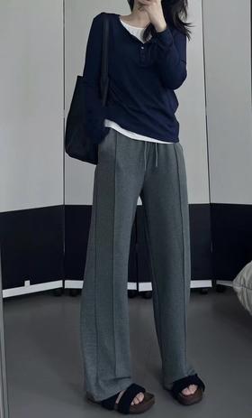 优选丨Beau Muse羊毛蚕丝窄版阔腿裤