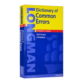 朗文常见错误词典 英文原版 工具书 Longman Dictionary of Common Errors 英文版 朗文英英词典 进口原版英语书籍