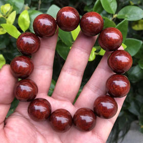 【青山特惠】1.8*13颗--5星料200度大龙鳞 小叶紫檀手串