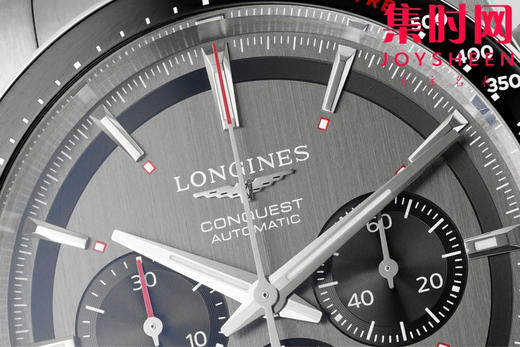 AF浪琴康卡斯计时系列 康卡斯悦动计时 男士腕表 钢带款 表径42mm 商品图4