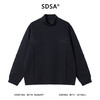 SDSA男士秋冬新款痞帅男装韩版传说刺绣褶皱立领卫衣时尚宽松百搭 商品缩略图0