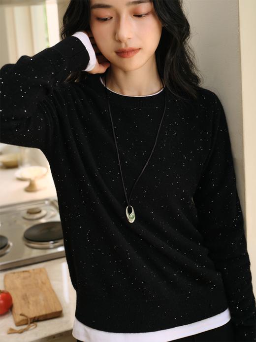 绵羊毛珠片纱毛衫FCF3WST090 商品图5