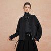 QH906斯尔丽2025新款宽松版时尚减龄显高经典小立领双面呢短款羊毛大衣 商品缩略图0