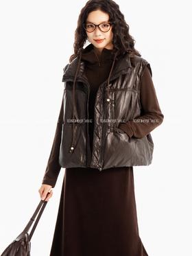 【门店同款】ENJOY冬季“暖冬知性”立领羽绒马夹 167045358