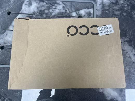 瑕疵ECCO/爱步 男士户外抓地耐磨厚底撞色运动鞋 复古跑鞋524914 商品图5