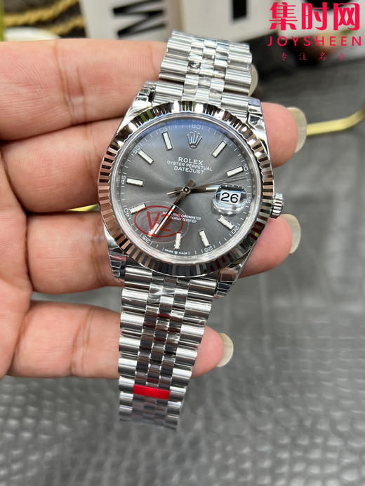 劳力士 VS日志41系列 VS日志V2版 水泥灰 灰色盘 男士腕表 丹东3235机 五珠带 表径41mm 商品图2